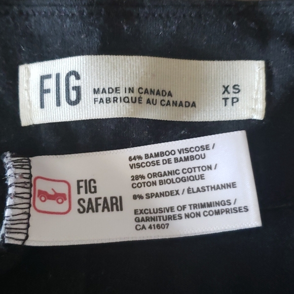 FIG Black Safari Top - Picture 3 of 3